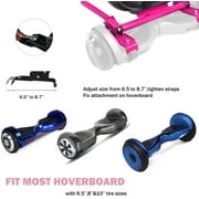 HoverTech 1 All In One Hover Cart Attachment For Hoverboard - Transform your Hoverboard into a Go Kart with Hovercart - Pink