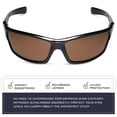 thumbnail image 3 of Lentes de Sol Deportivos Nitrogen Polarizados Envolventes con Protección UV400, 3 of 6