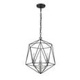 thumbnail image 2 of 3 Light Chandelier In Geometric Architectural Style 14.25 Inches Wide By 17.75 Inches High     -Traditional Installation Z-Lite 918-14Mb-Ch, 2 of 7