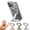 Silver, variant on Double-Sided Magnetic Fidget Spinner Stand, 2 in 1 Fingertip Gyroscope Phone Holder, 360° Rotation, Folds Pocket-Flat, for Desk Car Gym