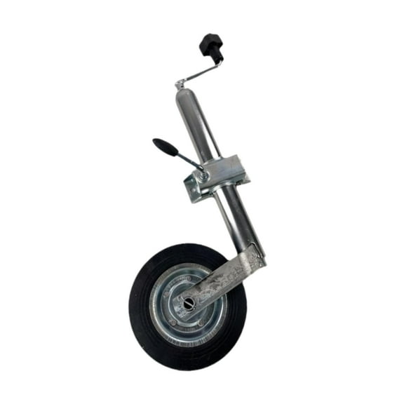 funtasica Trailer Jack 150kg Load Bearing Capacity Replaces Easy to Use Rubber Wheel Hand Crank Design Spare Parts Premium for Trailer