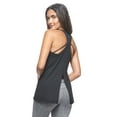 thumbnail image 3 of Expert Brand USA-Made Women's MoCA Cotton Blend Racerback Tank Top, Black, Medium, 3 of 5