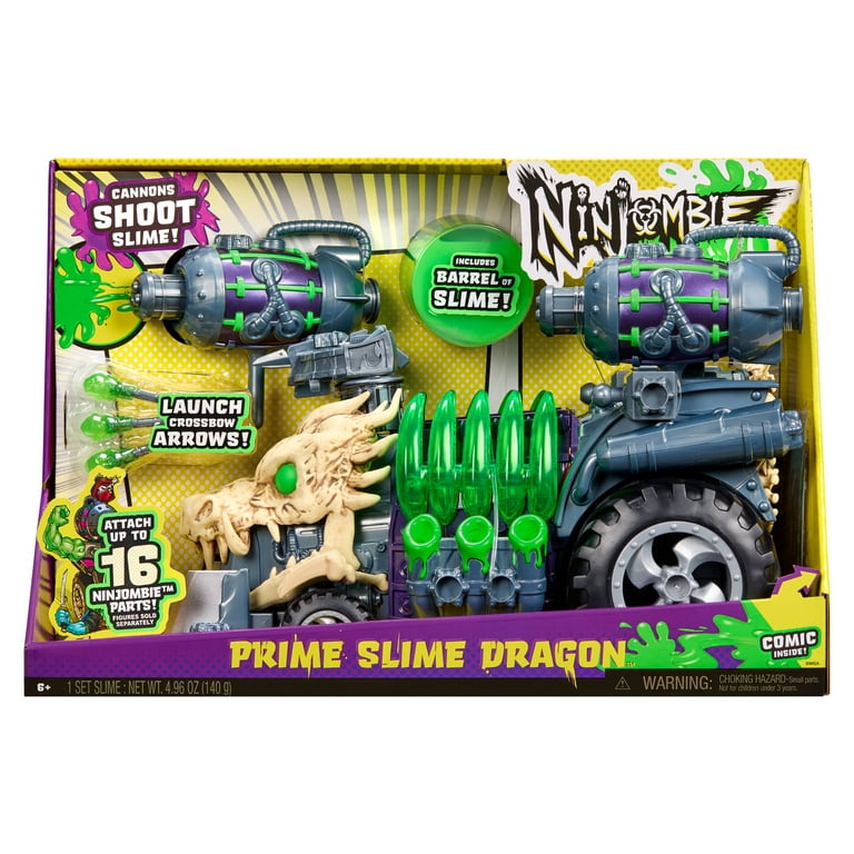 Ninjombie Vehicle, Ninja Zombie with Slime, Ages 3+ - Walmart.com