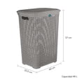 thumbnail image 4 of TERRAGAVE KIT 1CESTO/2CAJAS RTTN CH MOON TERRAGAVE con tapa tipo rattan (Gris), 4 of 5