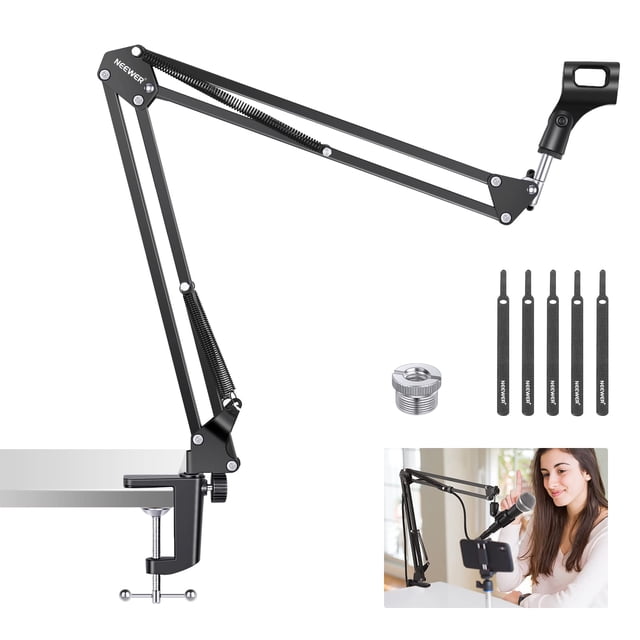 Soporte para micrófono Neewer Suspension Boom Scissor, 1,5 kg