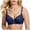 Dark Blue, variant on Ashirexll Plus Size Bras for Women, Push Up Bra, Plus Size Full Coverage Underwire Bra Wide Band Support