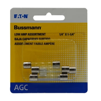 Cooper Bussmann Bussmann Series 5 Count AGC Low Amp Automotive Fuse Assortment, BP/CB-5-RP-WM