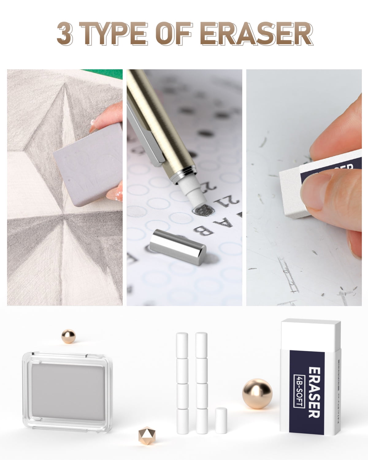 Nicpro 6 Pcs Metal Mechanical Pencils, Drafting Pencil 0.5 mm & 0.7 mm & 0.9 mm & 3 Pcs 2mm Lead Holder (6B 4B 2B HB 2H 4H Colors) with 20 Tube Lead Refills Case