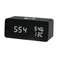 thumbnail image 2 of Lipstore Digital Alarm Clock Electronic Clock Charging Station Setting Desk Clock Black, 2 of 8