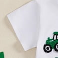 thumbnail image 6 of Baby Boy Outfits Toddler Boys Clothes Sets Kids Summer Cotton Letter Prints Short Sleeve Casual 3 6 12 18 24 Months 3T T Shirts and Shorts T-Shirt & Set 2PCS, 6 of 7