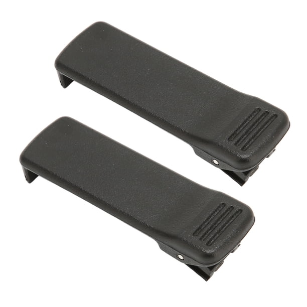 Clip de cinturón de radio de repuesto, 2 piezas Accesorios de walkie talkie de radio de 2 vías Clip de cinturón para integración perfecta de Motorola