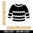 thumbnail image 2 of Winter Sweater Self-Inking Rubber Stamp Ink Stamper - Black Ink - Medium 1 Inch, 2 of 7