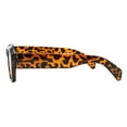 thumbnail image 4 of Womens Beveled Rectangular Frame Sunglasses Designer Style UV 400 Tortoise, 4 of 4