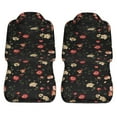 thumbnail image 5 of Fotbe Red White Flowers Pattern Automotive Seat Covers for Cars Trucks and SUVs – Car Seat Covers for Front Seats,Protective Seat Covers,Vehicle Seat Covers, Set of 2, 5 of 9