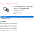 thumbnail image 2 of Front Inner Wheel Bearing - Compatible with 1984 - 1989 Nissan 300ZX 1985 1986 1987 1988, 2 of 2