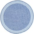 thumbnail image 1 of Safavieh Tapis de Transition Bleu DuraRug - Rond 8', 1 of 2