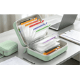 thumbnail image 2 of Waterproof Pill Organizer Set, Reusable Pouches Large Waterproof Pill Set 14 Color Coded, Zippered Organizer Portable for Purse Daily(14 Bags), 2 of 3