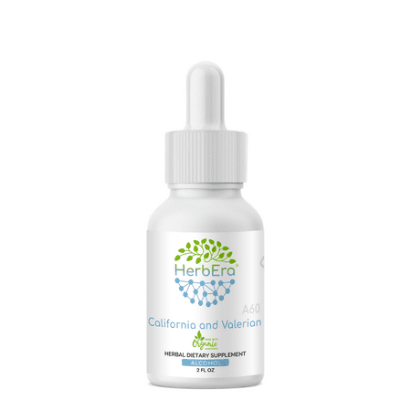 Poppy Flower Organic Horn - California and Valerian Alcohol Herbal Extract Tincture, Super-Concentrated Organic (California Poppy Herb And Flower (Eschscholzia Californica), Valerian Root (Valeriana Officinalis)) Dried Herbs