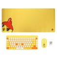 thumbnail image 1 of Combo de ratón y teclado inalámbrico de 2,4G, 86 teclas, 1200DPI, teclado de PC de colores combinados con receptor USB para oficina en casa, 1 of 8