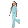thumbnail image 2 of HAYIMI Girls Bowknot Print O-Neck Short Sleeve Tops And Wide Leg Pants For Kids Summer Outfit Sets Cute Leisure Clothes Sets, 2 of 4