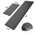 thumbnail image 3 of GALMAXS7 Kitchen Mat Anti Fatigue Cushioned Non Slips Kitchen Rugs and Mats Comfort Foam Floor Mat for Standing,17"x29"+17"x60",Black, 3 of 11