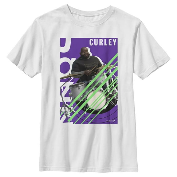 Boy's Soul Curley Jazz  Graphic Tee White X Large