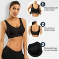thumbnail image 4 of 6 Pack Comfortable Bra,Seamless Removable Pads Sleep Bras,Yoga Bra,Sports Bras for Women, 4 of 6