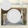 thumbnail image 3 of Ambesonne Urban Place Mats Set of 4, Brick Arches Dry Tortugas, Standard Size, Brown, 3 of 6