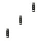 thumbnail image 3 of Topes de plástico Qarigey de 100 piezas para ropa cordones de zapatos bloqueo negro, 3 of 6