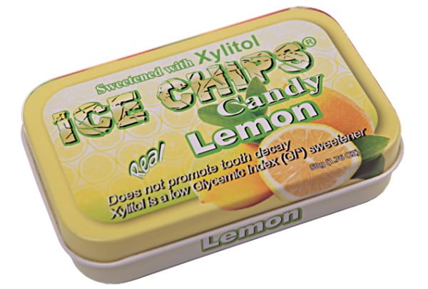 Ice Chips Hard candy, lemon flavor