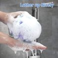 thumbnail image 4 of EIGTHTAIL Loofah Sponge 75g/Piece  Exfoliating Bath Sponge Body Scrubber - Loofa Set of 4 Flower Color, 4 of 7