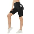 thumbnail image 3 of SMZ Five Point Yoga Shorts With Pockets For Women Tight Outerwear Casual Sports, 3 of 6