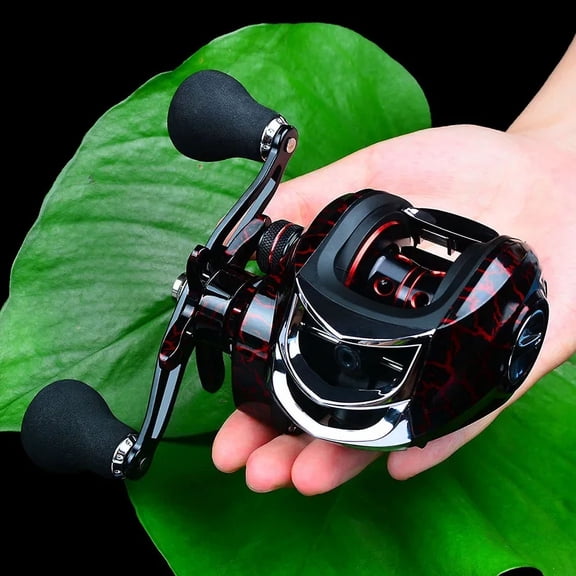 New  18 1BB Dual Brake System Baitcasting Reel 8KG Max Drag 7.1:1 High Speed Fishing Reel for Carp Bass(Give Gifts)