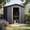 Black, variant on Nuu Garden 6 x 4 FT Garden Storage Shed with Sliding Doors, Galvanized Sheet Tool Shed with Sloping Roof, Anti-Corrosion Garden Shed with Air Vents for Backyard Patio Lawn, Black and Brown