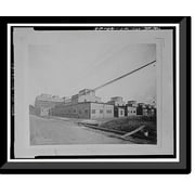 Historic Framed Print, United States Nitrate Plant No. 2, Reservation Road, Muscle Shoals, Muscle Shoals, Colbert County, AL - 53, 17-7/8" x 21-7/8"