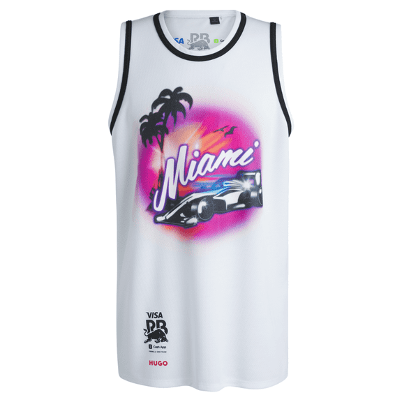 Visa Cash App RB F1 Special Edition Miami GP Tank Top Jersey - White
