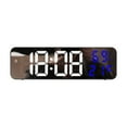 Gmogad LED Large Digital Wall Clock Temperature Date Display Brightness