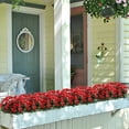 thumbnail image 3 of Zukuco 6pcs Artificial Azalea Flowers Fake Silk Flowers Plants Artificial Geraniums for Home Graden Table Centerpieces Indoor Outdoor Patio Wedding Party Artificial Wildflowers (Red), 3 of 7