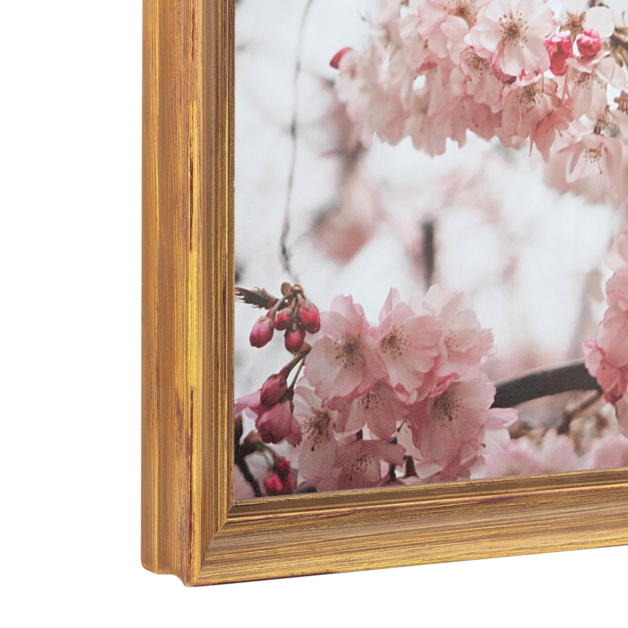 ArtToFrames 18" x 24" Antique Yellow Picture Frame, 18x24 inch Multi Wood Poster Frame (WOM-4948), 5 Pack
