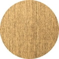 thumbnail image 1 of Ahgly Company Indoor Round Abstract Brown Contemporary Area Rugs, 5' Round, 1 of 4