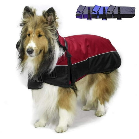 UPC: 1002350382934 | Derby Originals Ruff Pup 1200D Medium Weight Winter Dog Coat with Neck Cover 220g and Harness Compatible Opening