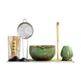 thumbnail image 2 of Batir de matcha set japonés tazón de matcha superficie lisa fácil de limpiar el kit de de té portátil moderno Batchear para mesa para mesa, 2 of 8