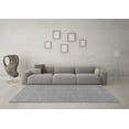 thumbnail image 3 of Ahgly Company Indoor Square Solid Gray Modern Area Rugs, 7' Square, 3 of 4