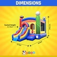 thumbnail image 2 of Pogo Crossover Inflatable Bounce House with Water Slide and Blower, Deluxe Sports, 2 of 8