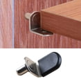 thumbnail image 5 of Shelf Support Peg,L-Shaped Metal Shelf Pin Holder,Shelf Peg with Hole,6mm Cabinet Shelf Bracket Peg,Shelf Pin for Bookcase Kitchen Closet Shelf Shelves Furniture Cabinet,0.5x1.1 inch(Silver+Cover1), 5 of 7