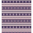 thumbnail image 3 of Ambesonne Aztec Duvet Cover Sets, Aboriginal Geometric Pattern, 2-King, Champagne Dark Purple, 3 of 7