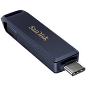 SanDisk® Phone Drive 128GB USB Flash Drive for iPhone**, Lightning and USB Type-C™, Metallic Sky