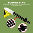 thumbnail image 2 of Vacancy Feather Flag(11.5feetX2.5feet) by DreamController | Outdoor Business Advertising Tall Flag | Weather-Resistant Knitted Swooper Flag | Made in USA | Fast delivery | HD Print (Flag Only), 2 of 3