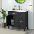 thumbnail image 2 of Dasun 36" Bathroom Vanity with Sink Combo, Black Bathroom Cabinet with Drawers, Solid Frame and MDF Board, 2 of 5