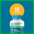thumbnail image 3 of SmartyPants Organic Men's Multi & Vegetarian Omega 3 Gummy Vitamins with D3, C & B12 - 90ct, 3 of 11